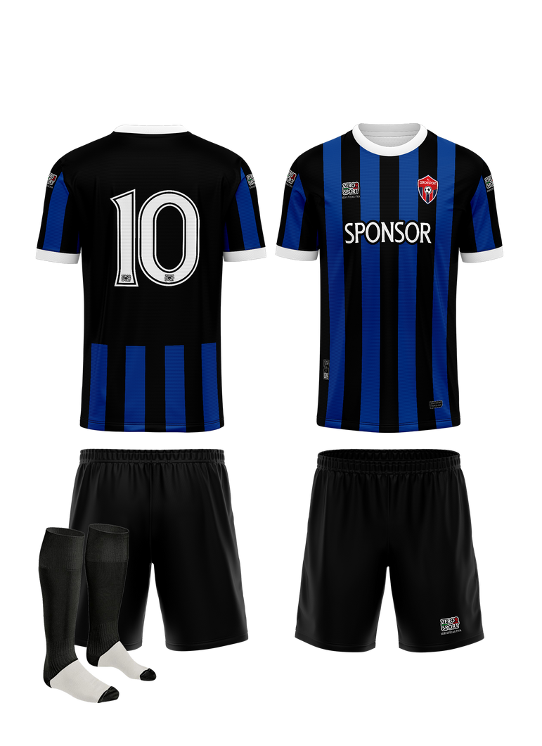 Divisa Gara CALCIO_LINEA TEAM_VERTICAL STRIPES_10 - Zero9sport - Divise sport personalizzate calcio, volley, basket