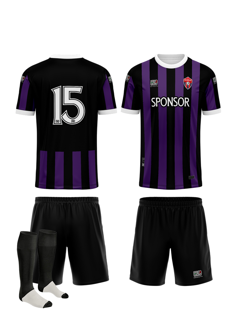 Divisa Gara CALCIO_LINEA TEAM_VERTICAL STRIPES_15 - Zero9sport - Divise sport personalizzate calcio, volley, basket