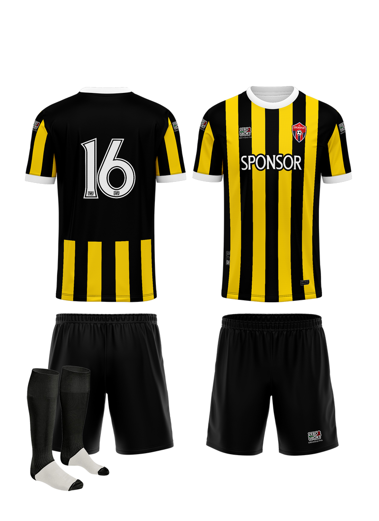 Divisa Gara CALCIO_LINEA TEAM_VERTICAL STRIPES_16 - Zero9sport - Divise sport personalizzate calcio, volley, basket