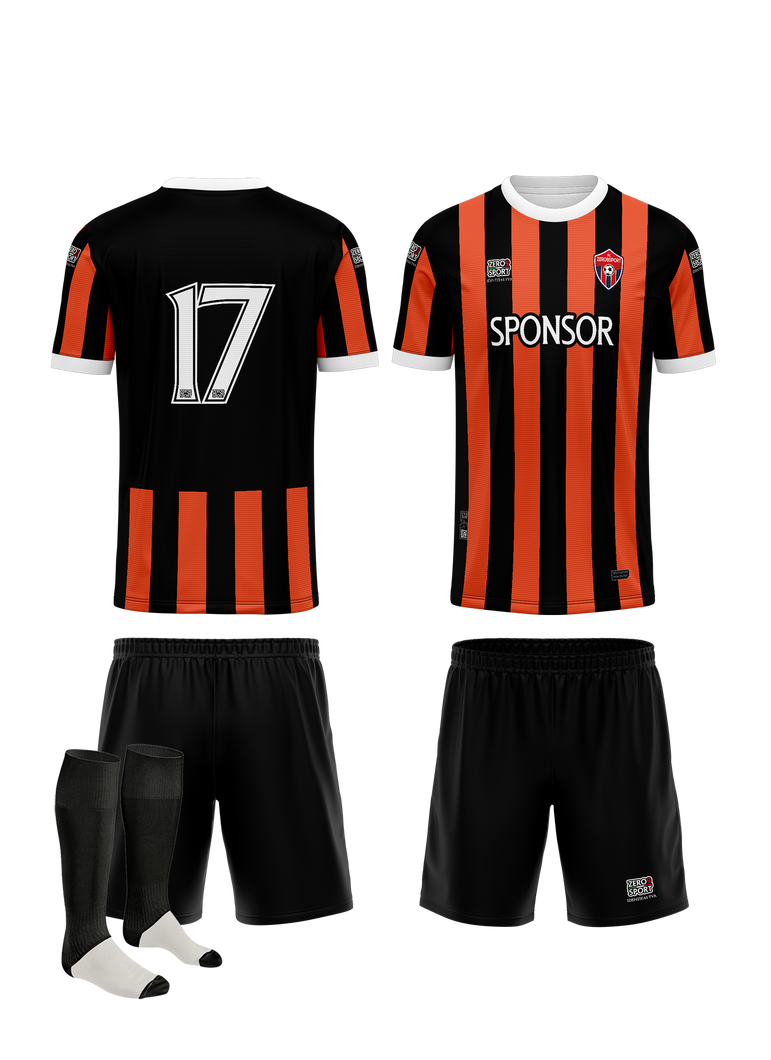 Divisa Gara CALCIO_LINEA TEAM_VERTICAL STRIPES_17 - Zero9sport - Divise sport personalizzate calcio, volley, basket