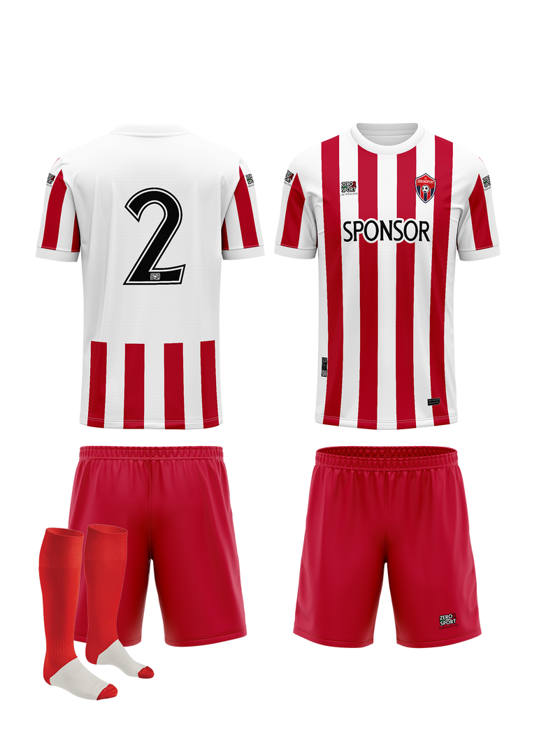 Divisa Gara CALCIO_LINEA TEAM_VERTICAL STRIPES_2 - Zero9sport - Divise sport personalizzate calcio, volley, basket