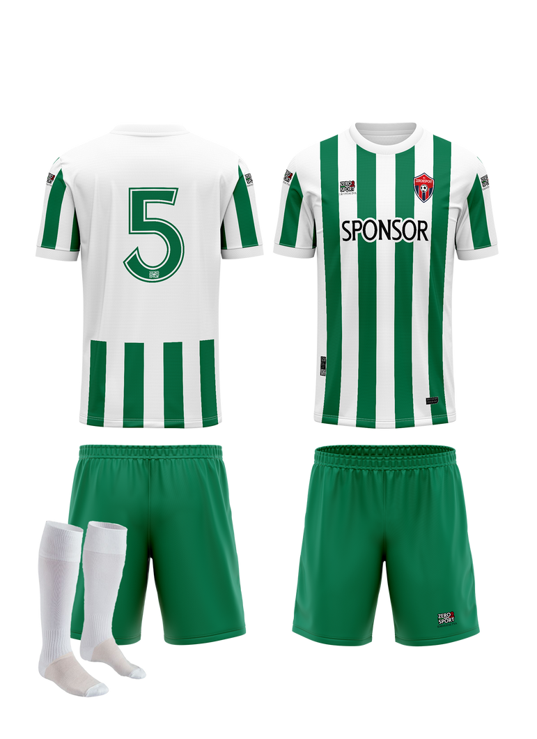 Divisa Gara CALCIO_LINEA TEAM_VERTICAL STRIPES_5 - Zero9sport - Divise sport personalizzate calcio, volley, basket