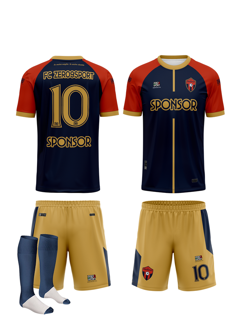 Divisa Gara Custom Calcio_mod.23 - Zero9sport - Divise sport personalizzate calcio, volley, basket