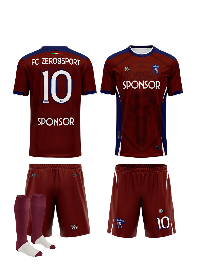 Divisa Gara Custom Calcio_mod.35 - Zero9sport - Divise sport personalizzate calcio, volley, basket