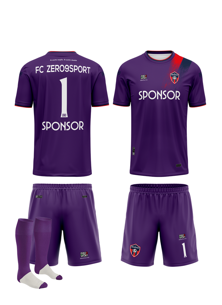 Divisa Gara Custom Calcio_mod. 4 - Zero9sport - Divise sport personalizzate calcio, volley, basket