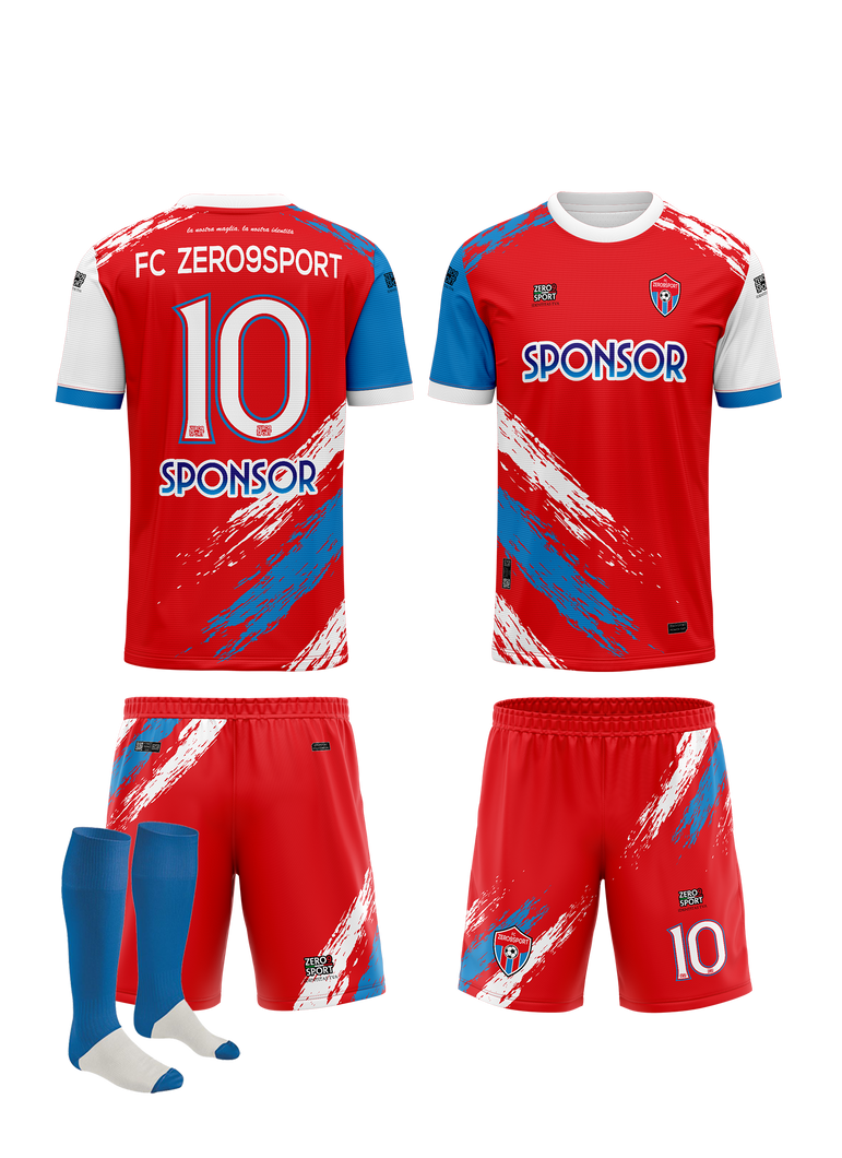 Divisa Gara Custom Calcio_mod. 7 - Zero9sport - Divise sport personalizzate calcio, volley, basket