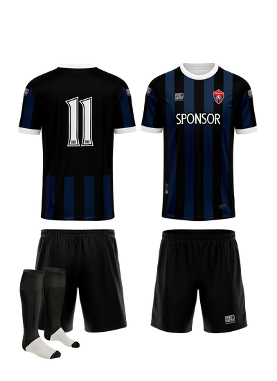 Divisa Gara CALCIO_LINEA TEAM_VERTICAL STRIPES_11 - Zero9sport - Divise sport personalizzate calcio, volley, basket 