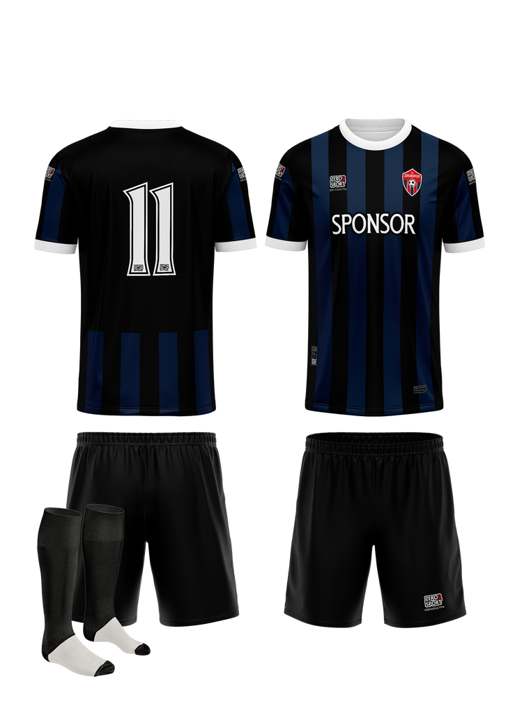 Divisa Gara CALCIO_LINEA TEAM_VERTICAL STRIPES_11 - Zero9sport - Divise sport personalizzate calcio, volley, basket 